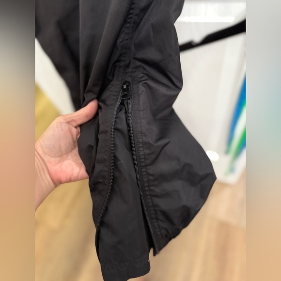 VTG 90s Polo Sport Track Pants Pockets Windbreaker Joggers Men L Zip Ankles - Picture 3 of 7